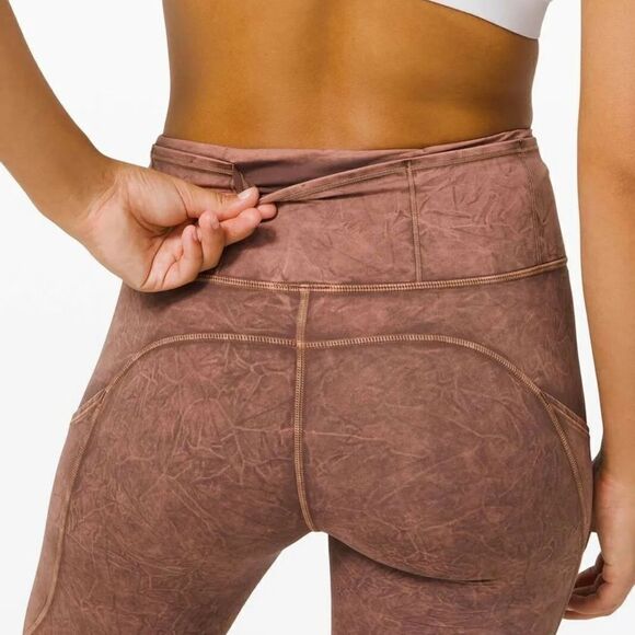 NWOT Lululemon Fast and Free HR Tight 25”  Iced Dye C34 - Picture 3 of 14